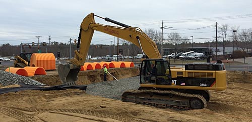 Photo of excavators