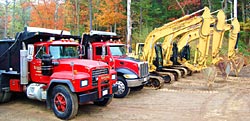 Photo of excavator at work